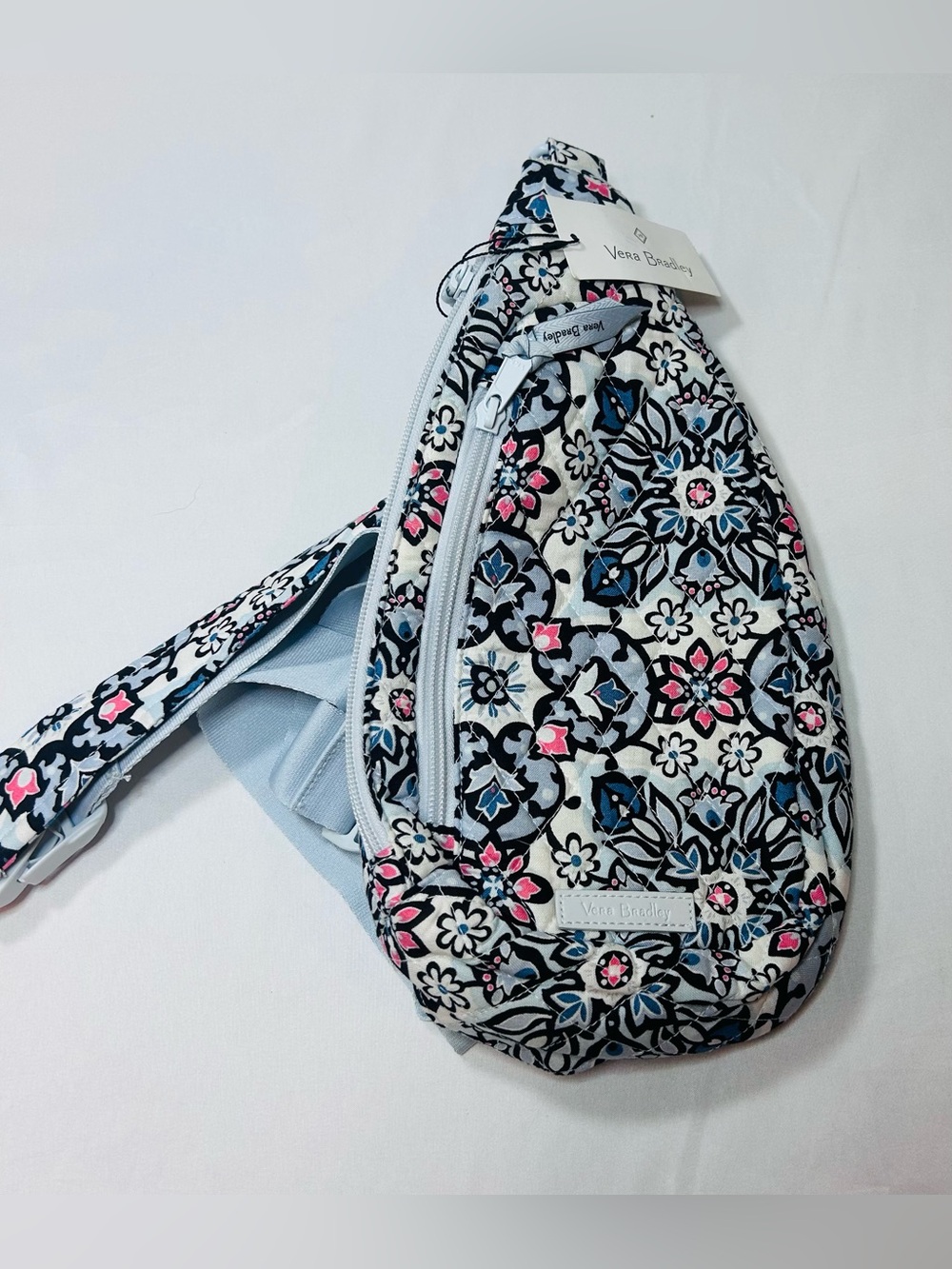 Vera Bradley Essential Compact Sling Backpack Lisbon Medallion Cool NWT